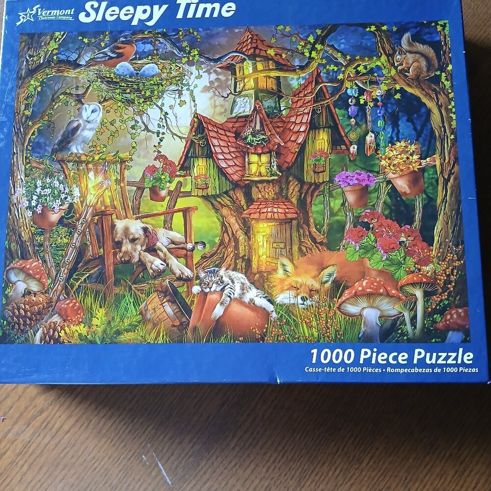 Vermont Christmas Company Sleepy Time Puzzle 1000pc